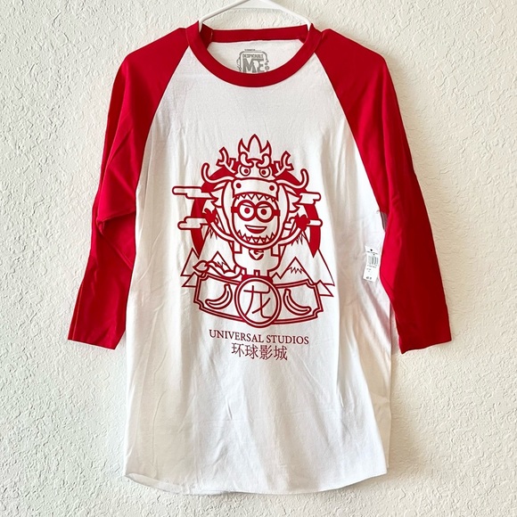 NWT Universal Studios Despicable Me Minion Chinese New Year Zodiac Dragon Shirt - Picture 1 of 4